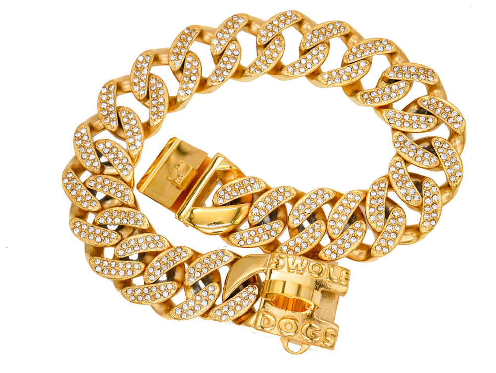 31 MM GOLD DIAMOND ROLLS ROYCE COLLAR